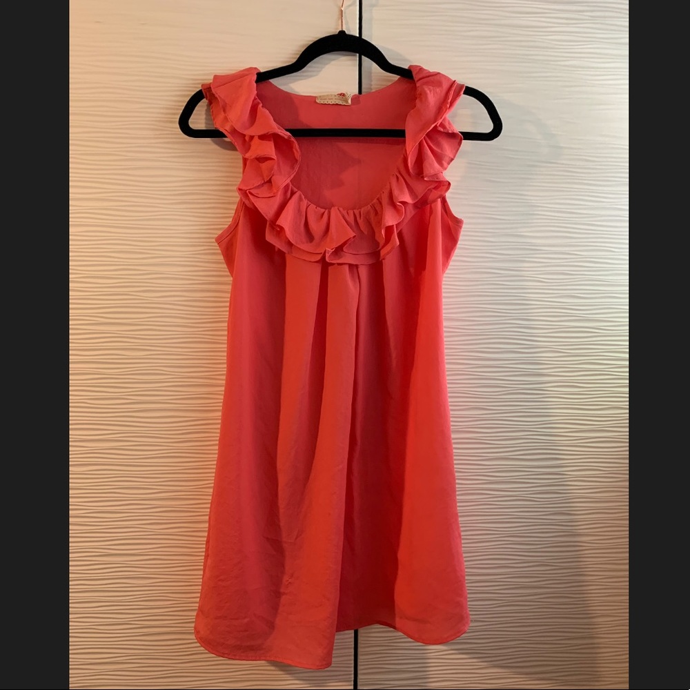Pink Pins & Needles Shift Dress